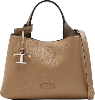 Tod's Brown T Timeless Micro Tote