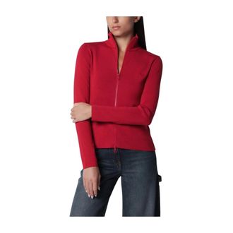 Courr&egrave;ges Dames, Truien, Rood, Maat: S Wol