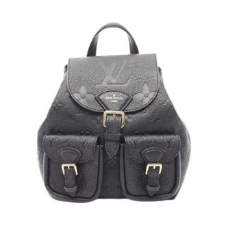 Louis Vuitton Pre-owned Backup Monogram Empreinte Rugzak - Dames - Vintage Rugzakken - Zwart - ONE Size - Leer - Vintage