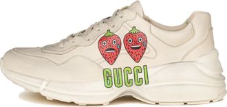 Gucci Rhyton GG Apple Sneakers Cream White Red 699292-DRW00-9522