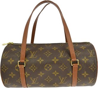 Louis Vuitton Papillon Handbag Monogram Canvas Brown Canvas Handbag (Pre-Owned)