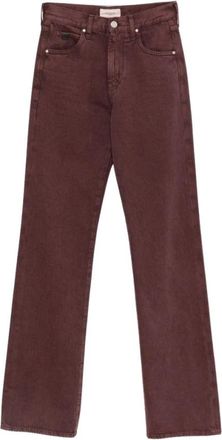 Jacob Cohen Rechte jeans - Dames - Regular Fit Jeans - Bruin - W26 - Katoen - Jeans