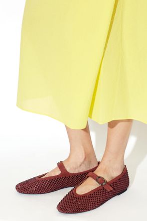 Kurt Geiger Mayfair Ballerinas, Womens, Burgundy