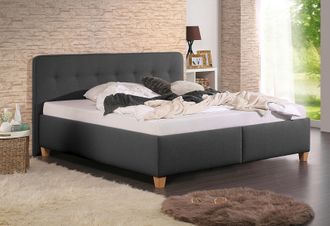 Maintal Polsterbett »Mison« mit oder ohne Matratze Bonell-, Kaltschaum-, Taschenfederkern Matratze