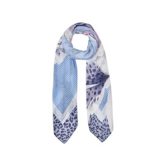 Liu Jo Scarves, female, Blue, Size: ONE SIZE Printed Foulard