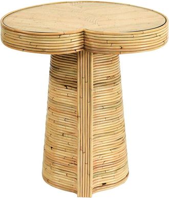 Safavieh Couture Nile Rattan Tall Accent Table