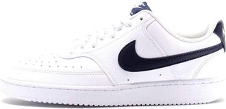 Nike Mens Court Vision Low Next Nature Sneaker, White/Midnight Navy, 11 UK