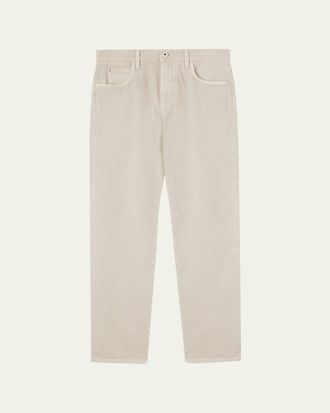 Loro Piana Mens Straight Leg 5-Pocket Pants