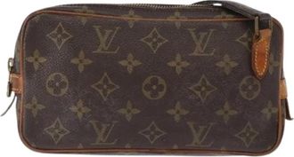 Louis Vuitton Pre-owned Mini Bag - Dames - Vintage Mini Tas - Bruin - ONE Size - Vintage