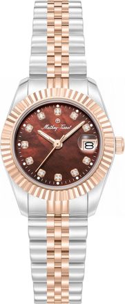 Mathey-Tissot Quartz Brown Mother of Pearl Dial Ladies Watch H250955A-D