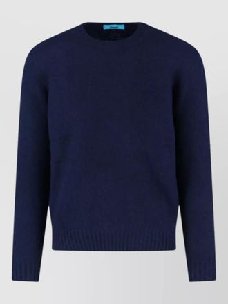 Drumohr ribbed lambswool crewneck jumper