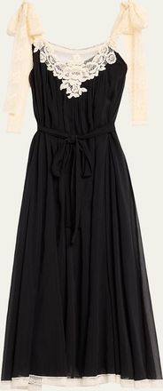 Zimmermann Roselight Lace Slip Midi Dress