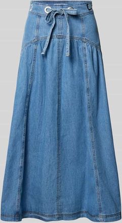 BA&SH Jeansrock mit Schn&uuml;rung Modell LONIA in Blau, Gr&ouml;&szlig;e 34