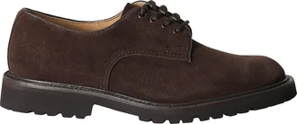 Trickers Coffee Lace-Up Rugged Sole Daniel Suede Shoes