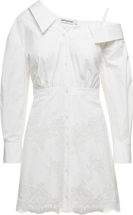 Self Portrait Popeline Symmetric Dress