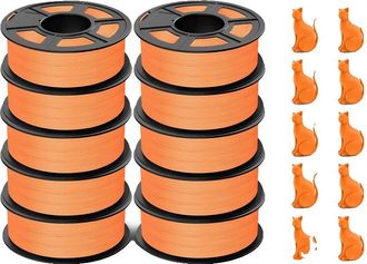 OEM Filamento 3d, Alta Resistencia, Impresi&oacute;n R&aacute;pida, Hsplayg S-naranja