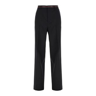 Gucci Stijlvolle Broeken voor Mannen en Vrouwen - Heren - Straight fit broeken - Blauw - S - Broeken