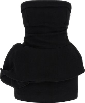 Magda Butrym Re26 Dress 01 Abiti Nero-Donna