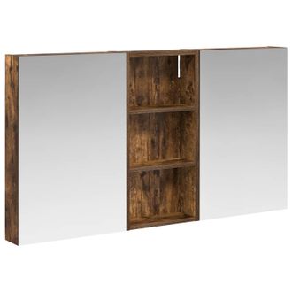 vidaXL Juego De Muebles De Ba&ntilde;o Con Estante 3 Pcs 110 X 10,5 X 60,5 Cm Vidaxl
