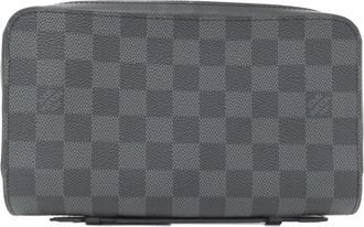 Louis Vuitton Damier Graphite Graphite Coated Canvas Long Wallet (Bi-Fold) (Pre-Owned)