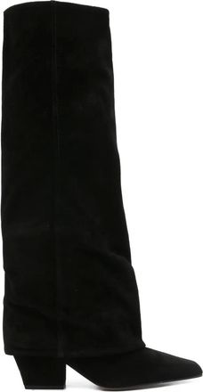 PARIS TEXAS pointed suede boots - women - Leather/Suede/Rubber/Leather - 38.5 - Black