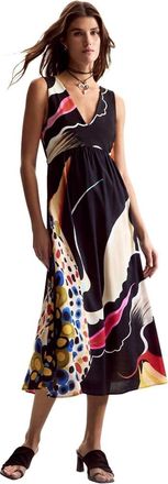 Desigual vestito disegnato da mr. christian lacroix in nero