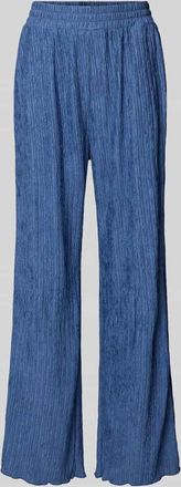 Colourful rebel Stoffhose mit elastischem Bund Modell Melody in Rauchblau, Gr&ouml;&szlig;e XS