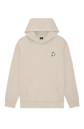 Dalix Womens Heartly Ghost Midweight Fleece Relaxed Hooded Sweatshirt in Beige at Nordstrom, Size Xx-Large