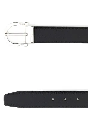 Ferragamo Gancio Belt - Black