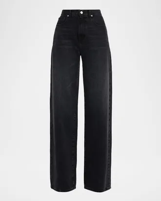 Brandon Maxwell Callan Wide-Leg Jeans
