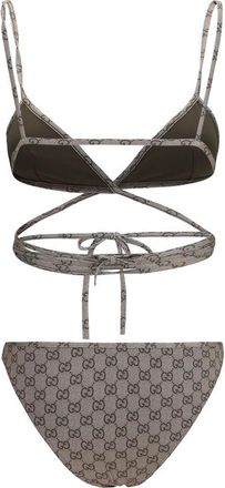 Gucci Womens Beige Polyester Bikini Clothing