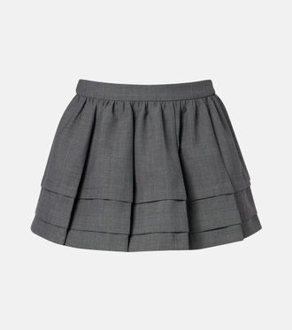 Shushu/Tong Gathered miniskirt
