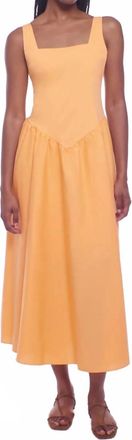 Peixoto Harlow Midi Dress In Apricot