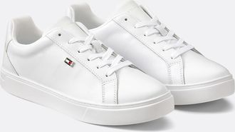 Tommy Hilfiger Sneakers in leer Flag Court