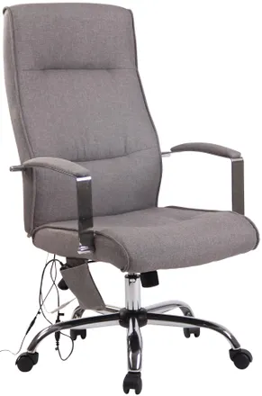 Clp Clp - Silla De Oficina Portland Con Funci&oacute;n De Masaje Gris Tela