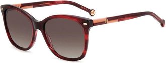 Carolina Herrera HER 0137/S 0K4G HA Burgundy Horn/Brown Gradient