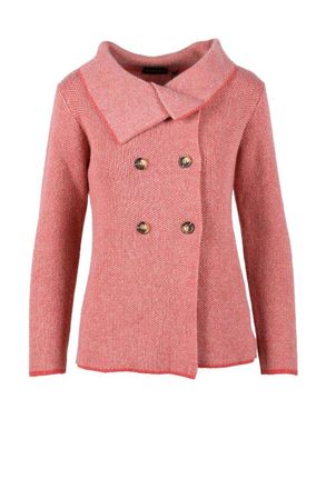 Spadalonga Red Wool Blend Jacket