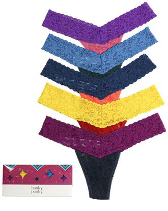 Hanky Panky 5Pk Signature Lace Thong