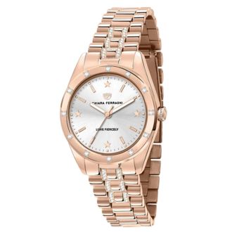 Chiara Ferragni Womens Ladies Watch Quartz gold Stainless Steel - One Size