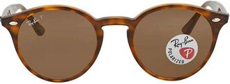 Ray-Ban Ray Ban Polarized Brown Classic B-15 Round Sunglasses RB2180 710/83 49