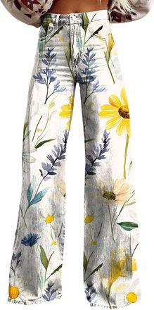 Generic Army Green Pants for Women Coffee Brown Trousers Women Womens Lounge Pants with Pockets Harem Petite Length Womens Pull Trousers Orange for Coulotte D