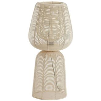 Light & Living Lámpara de mesa - Aboso - beige - metal - E27 - - Light&living