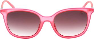 Guess Womens Guess Pink Framed Gradient Brown Lensed Sunglasses - Size: ONE size