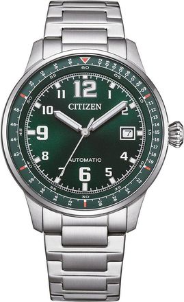 Citizen Urban Military Mens Silver Watch NJ0190-51X Stainless Steel - One Size