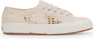 Superga 2750 Crochet Sneakers in Beige Raw Braid Avorio at Nordstrom, Size 37.5
