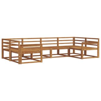 vidaXL Conjunto De Sof&aacute;s De Exterior 6 Pcs Natural Vidaxl