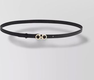Ferragamo hammered calf leather belt