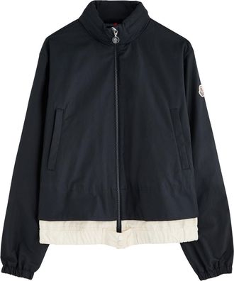 Moncler Janze Hooded Cotton-blend Jacket - Navy - 4 (UK 16 / XL)