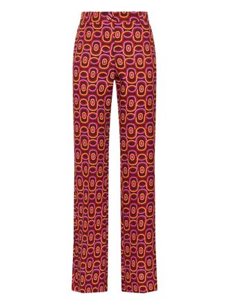 Maliparmi Broek met print - Rood