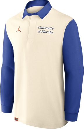 Nike Jordan Mens Florida Rugby Jordan Brand College Long-Sleeve Top in Brown | 0JJY0BP1UFN-4PK